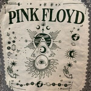 Mens Custom Pink Floyd Western Pearl Snap Band Shirt Sz M